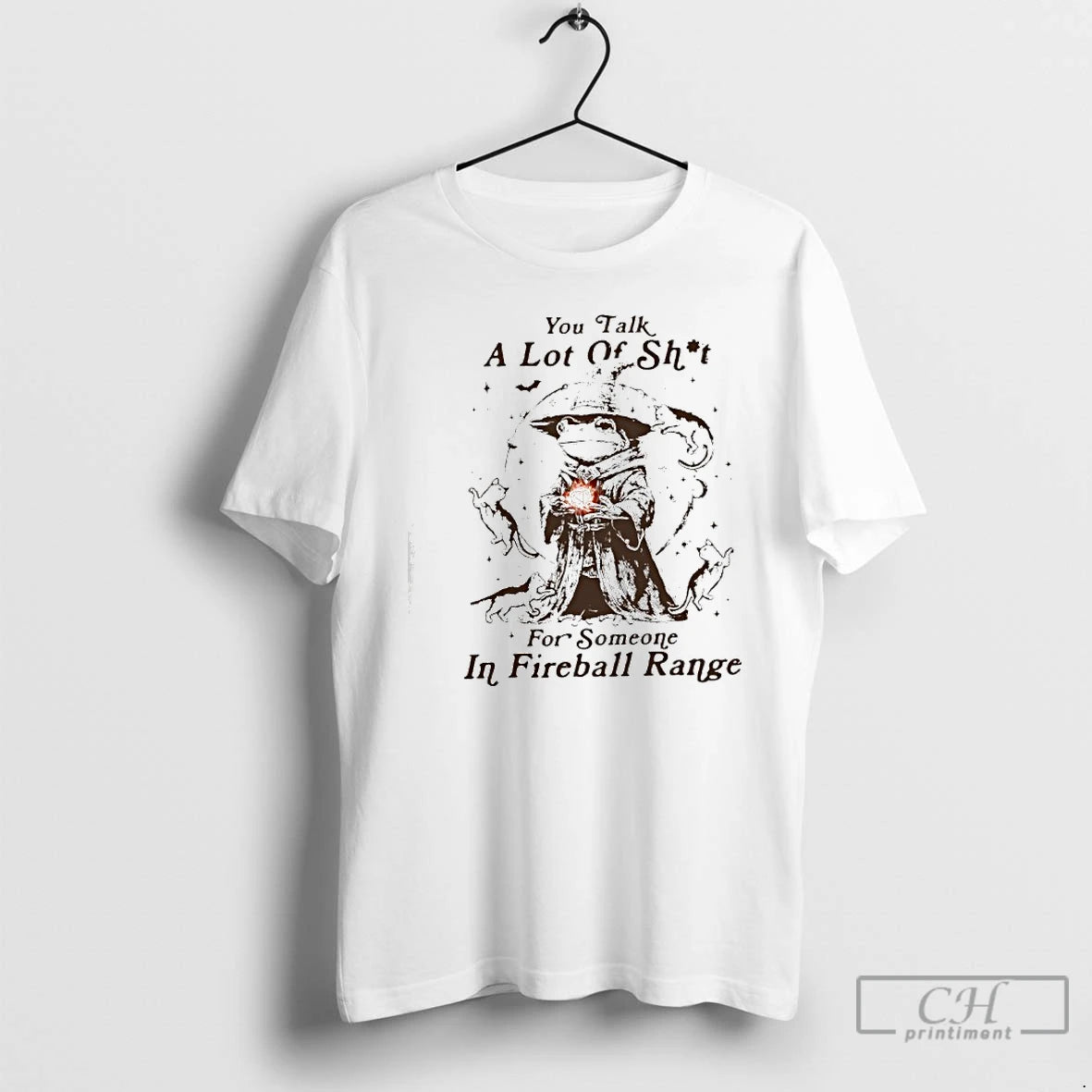 Classic Frog You Talk A Lot Of Shit For Someone In Fireball Range T Shirts Hoodie, Sweatshirt | InkThreadWorks.com