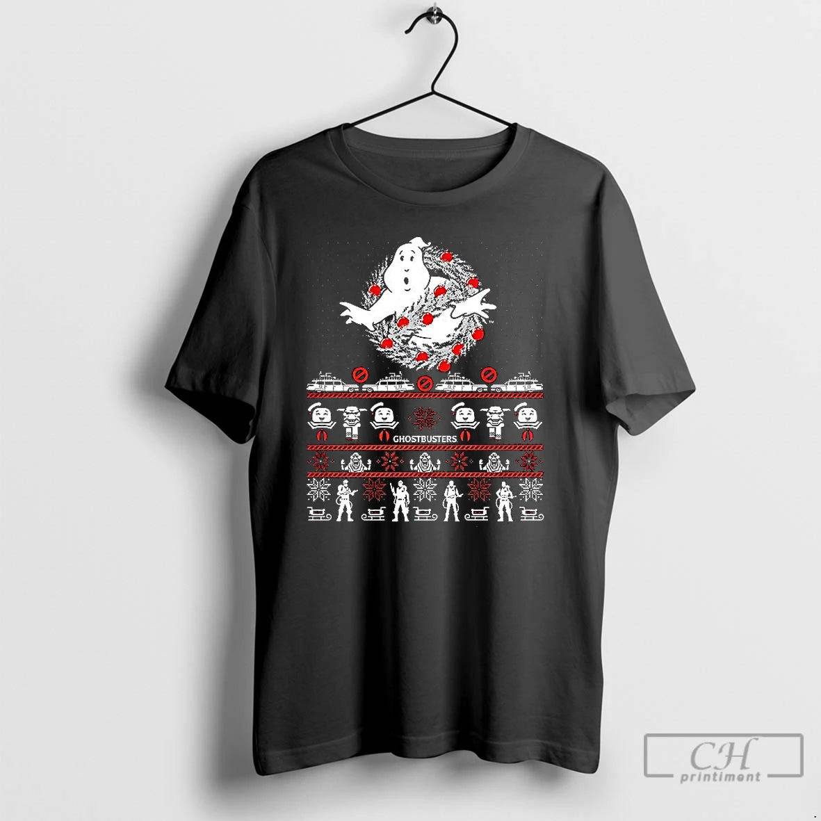 Classic Ghostbusters Ugly Christmas T-Shirts, Hoodie, Sweatshirt | InkThreadWorks.com