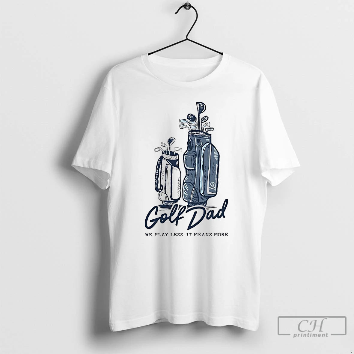 Classic Golf Dad Bags Pocket We Play Less It Means More