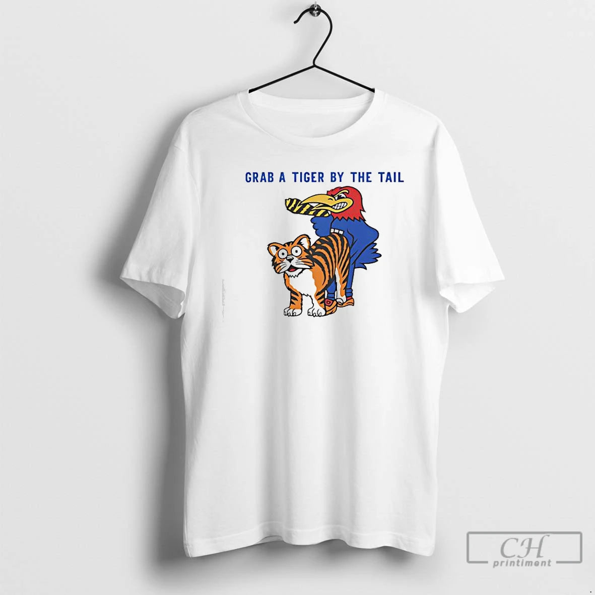 Classic Grab A Tiger By The Tail Kansas Vs Missouri Rivalry T-Shirts, Hoodie, Sweatshirt | InkThreadWorks.com