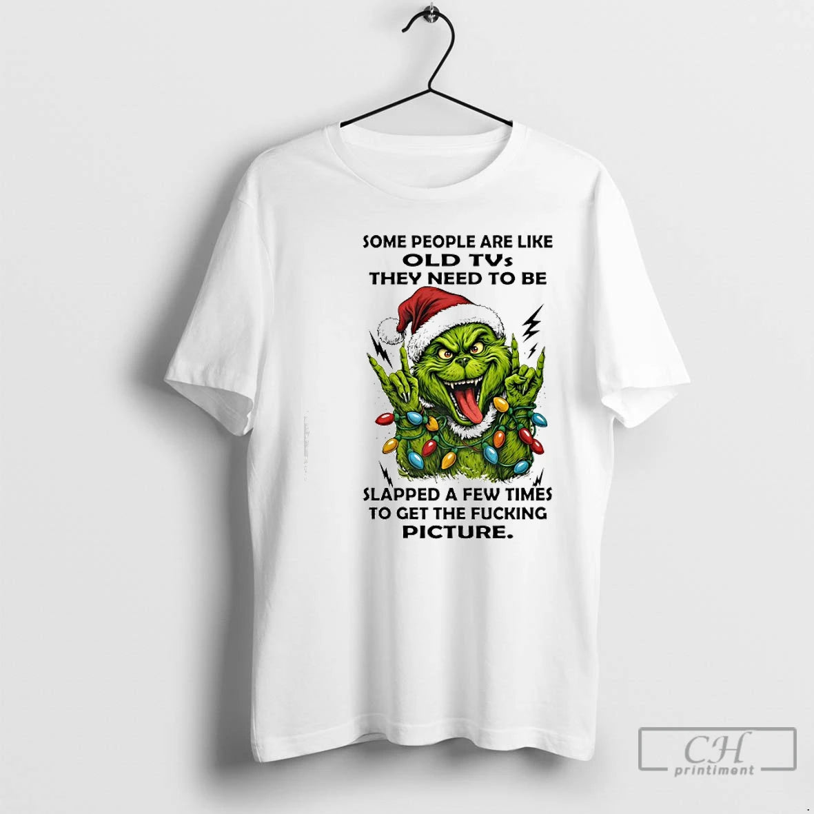 Classic Grinch Some People Are Like Old Tus They Need To Be Slapped A Few T-Shirts, Hoodie, Sweatshirt | InkThreadWorks.com