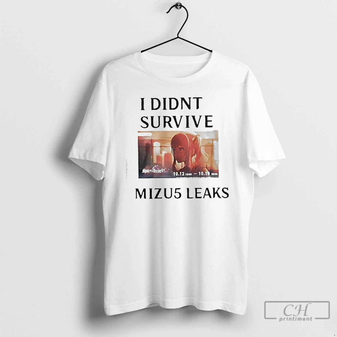 Classic I Didnt Survive Mizu5 Leaked Anime T-Shirts, Hoodie, Sweatshirt | InkThreadWorks.com