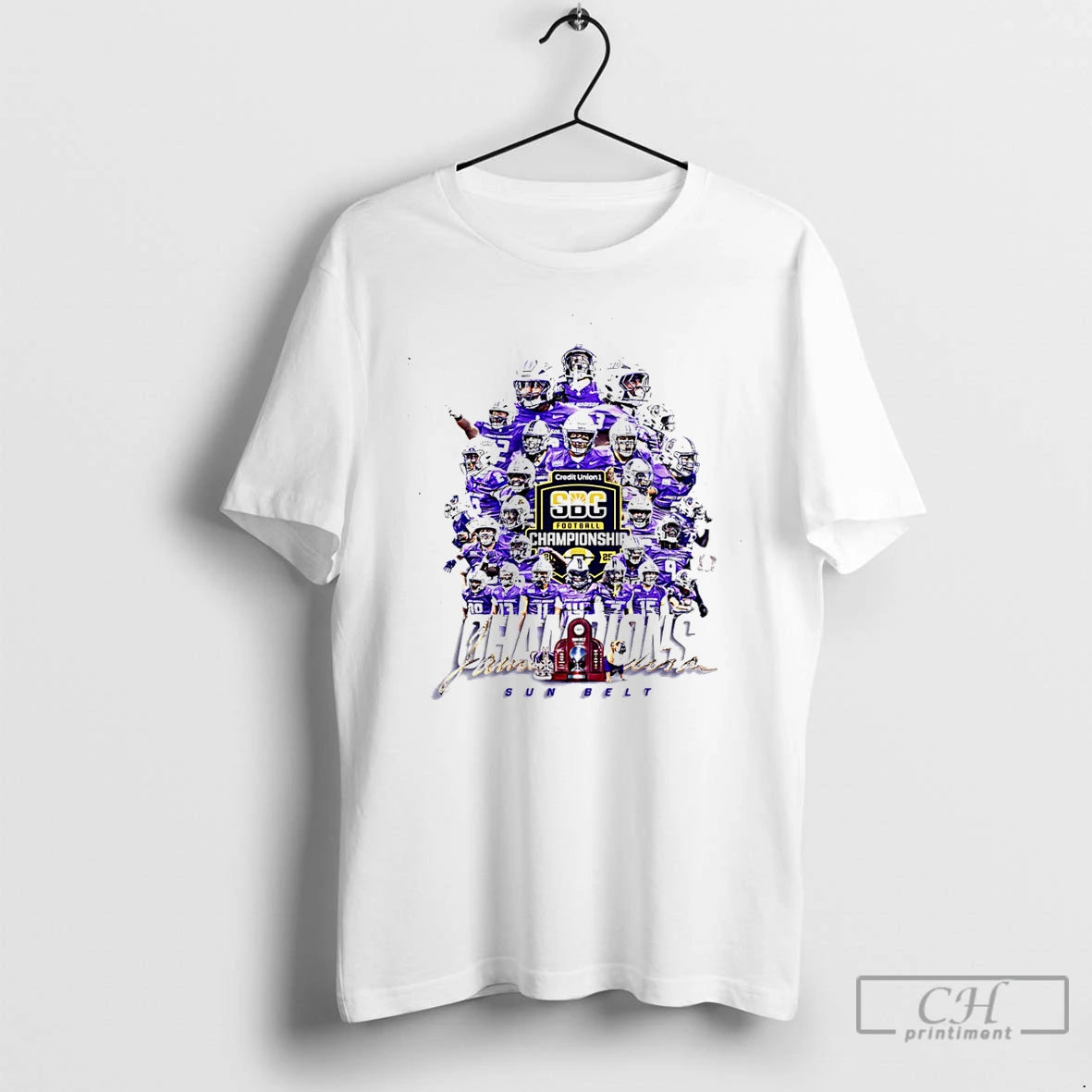 Classic James Madison Dukes 2025 Sun Belt Champions T-Shirts, Hoodie, Sweatshirt | InkThreadWorks.com