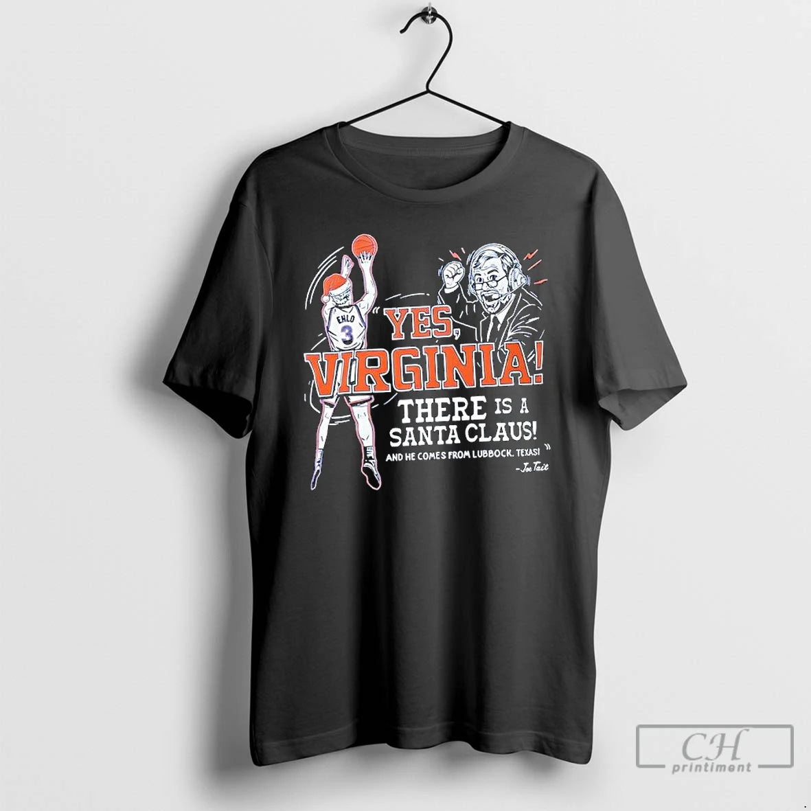 Classic Joe Tait Yes Virginia There Is A Santa Claus T-Shirts, Hoodie, Sweatshirt | InkThreadWorks.com