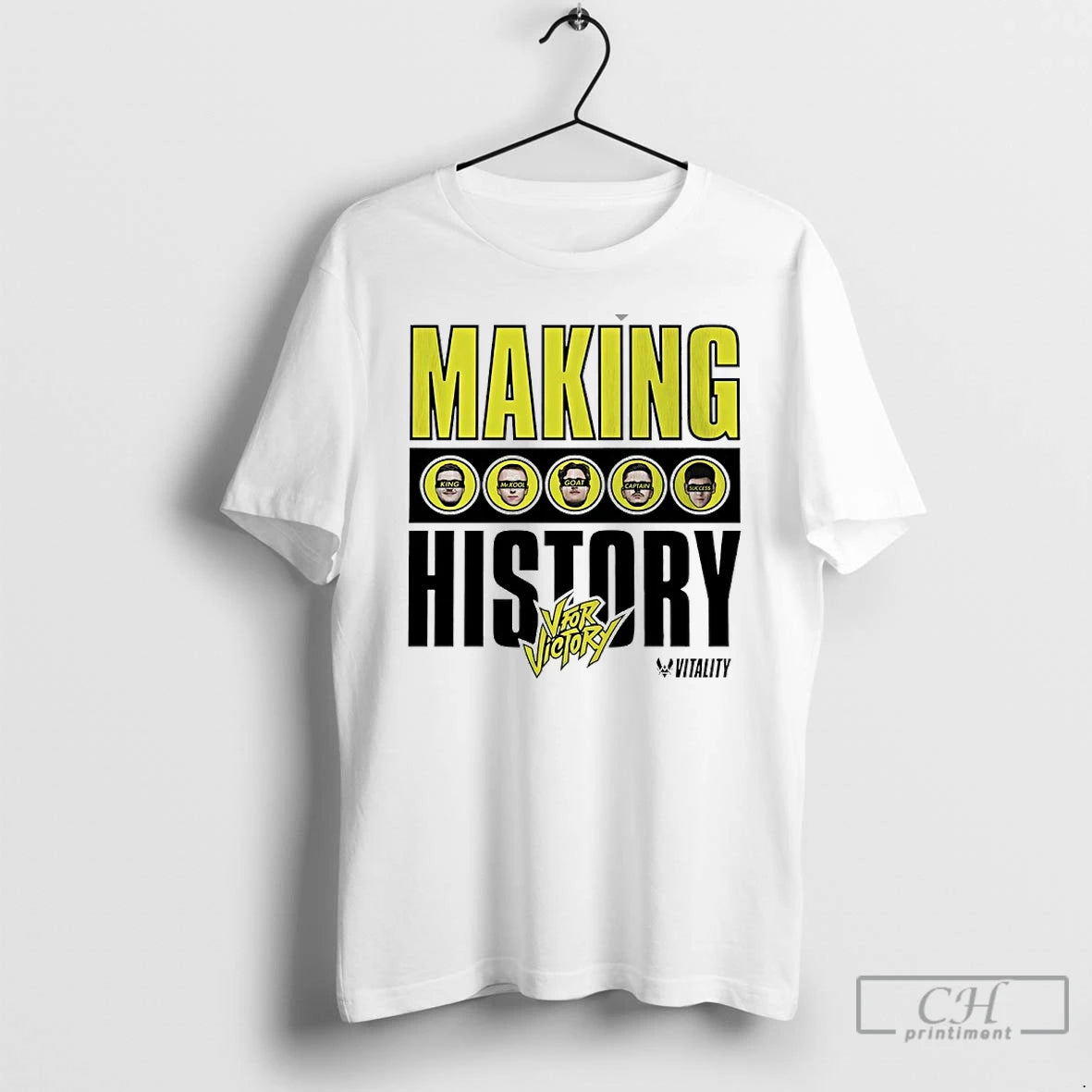 Classic Making History Vfor Victory King Mr Kool Goat Captain Success T-Shirts, Hoodie, Sweatshirt | InkThreadWorks.com