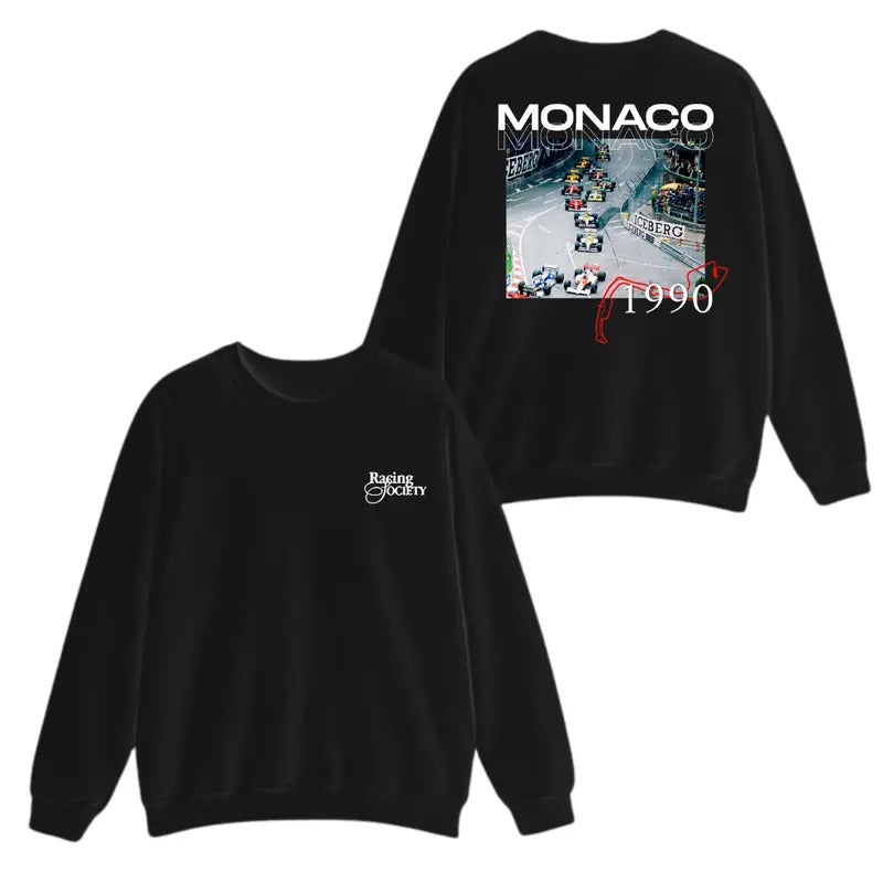 Classic Monaco F1 1990 T-shirt, Hoodie, Sweater, Car Enthusiast Shirt, Car Clothing, Unisex