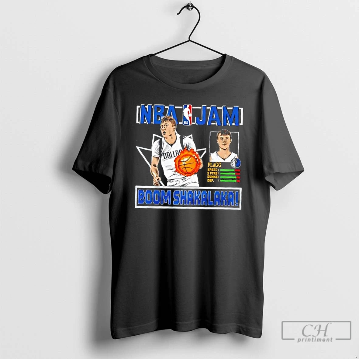 Classic Nba Jam Dallas Mavericks Cooper Flagg Boom Shakalaka T-Shirts, Hoodie, Sweatshirt | InkThreadWorks.com