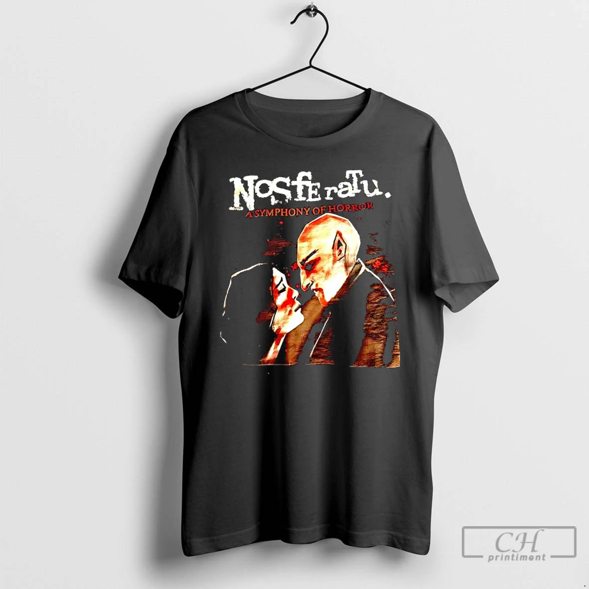 Classic Nosferatu Symphony Of Horrors 1922 Parody T-Shirts, Hoodie, Sweatshirt | InkThreadWorks.com