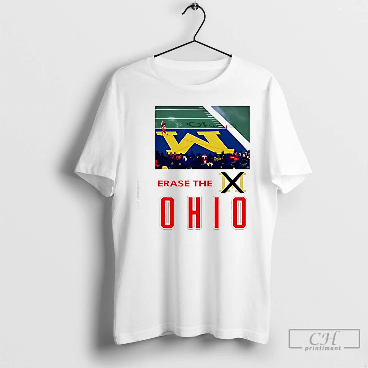 Classic Ohio Vs Michigan Erase The Ohio Stadium T-Shirts, Hoodie, Sweatshirt | InkThreadWorks.com