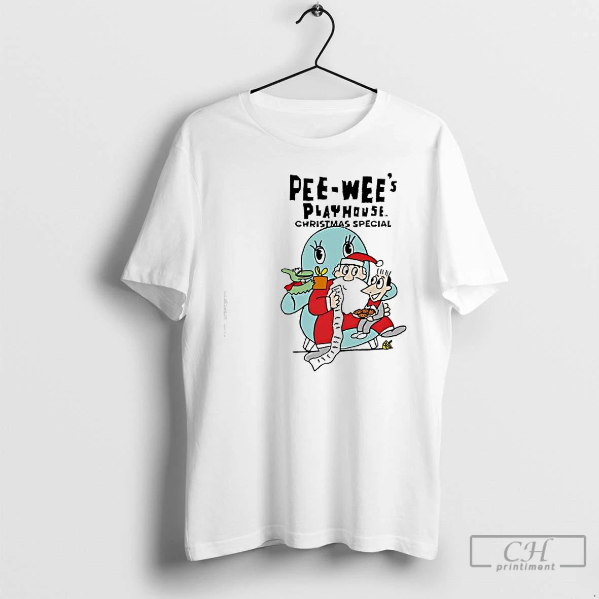 Classic Pee Wees Playhouse Christmas Special Merchandise T-Shirts, Hoodie, Sweatshirt | InkThreadWorks.com
