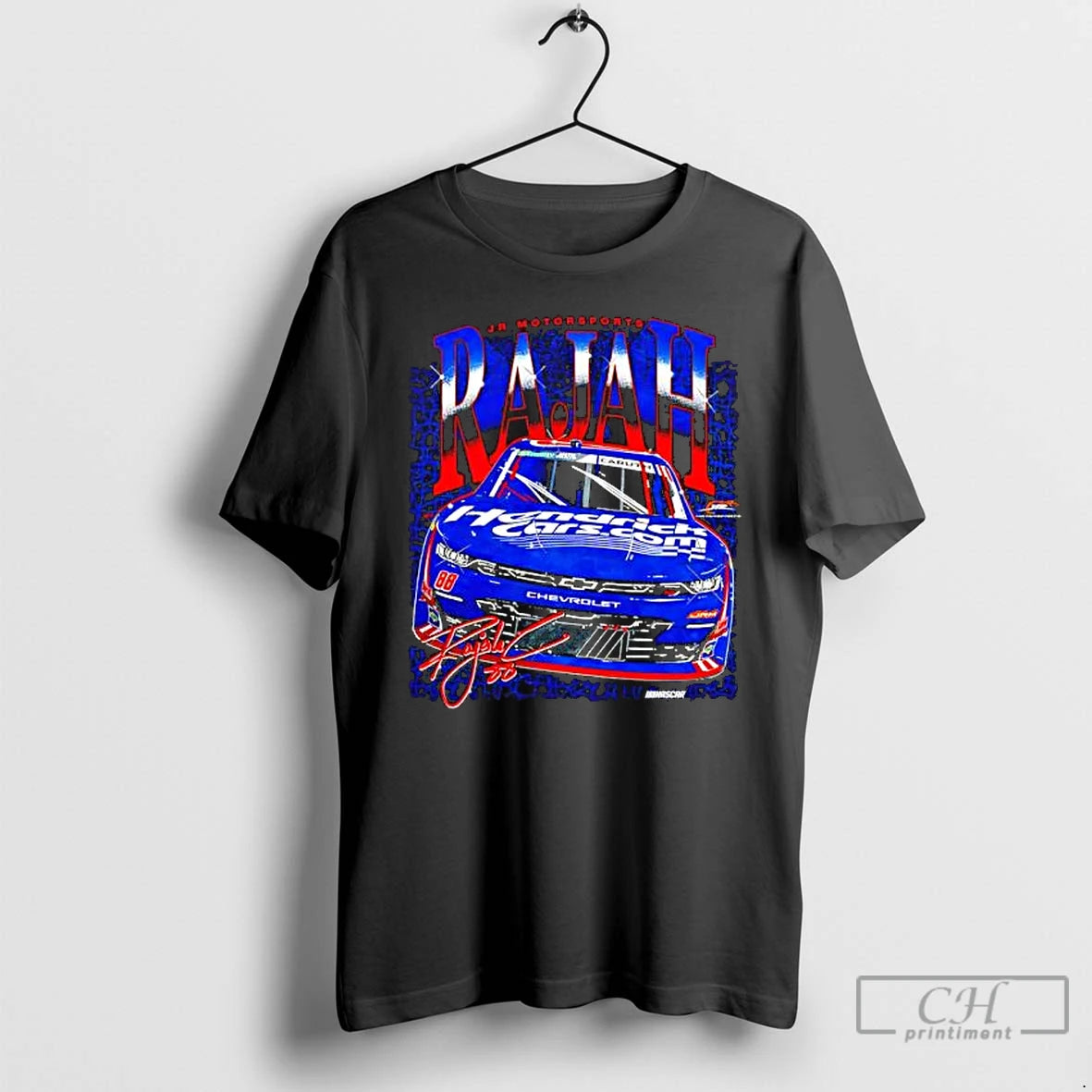Classic Rajah Caruth 88 Hendrickcars Jr Motorsports Signature T-Shirts, Hoodie, Sweatshirt | InkThreadWorks.com