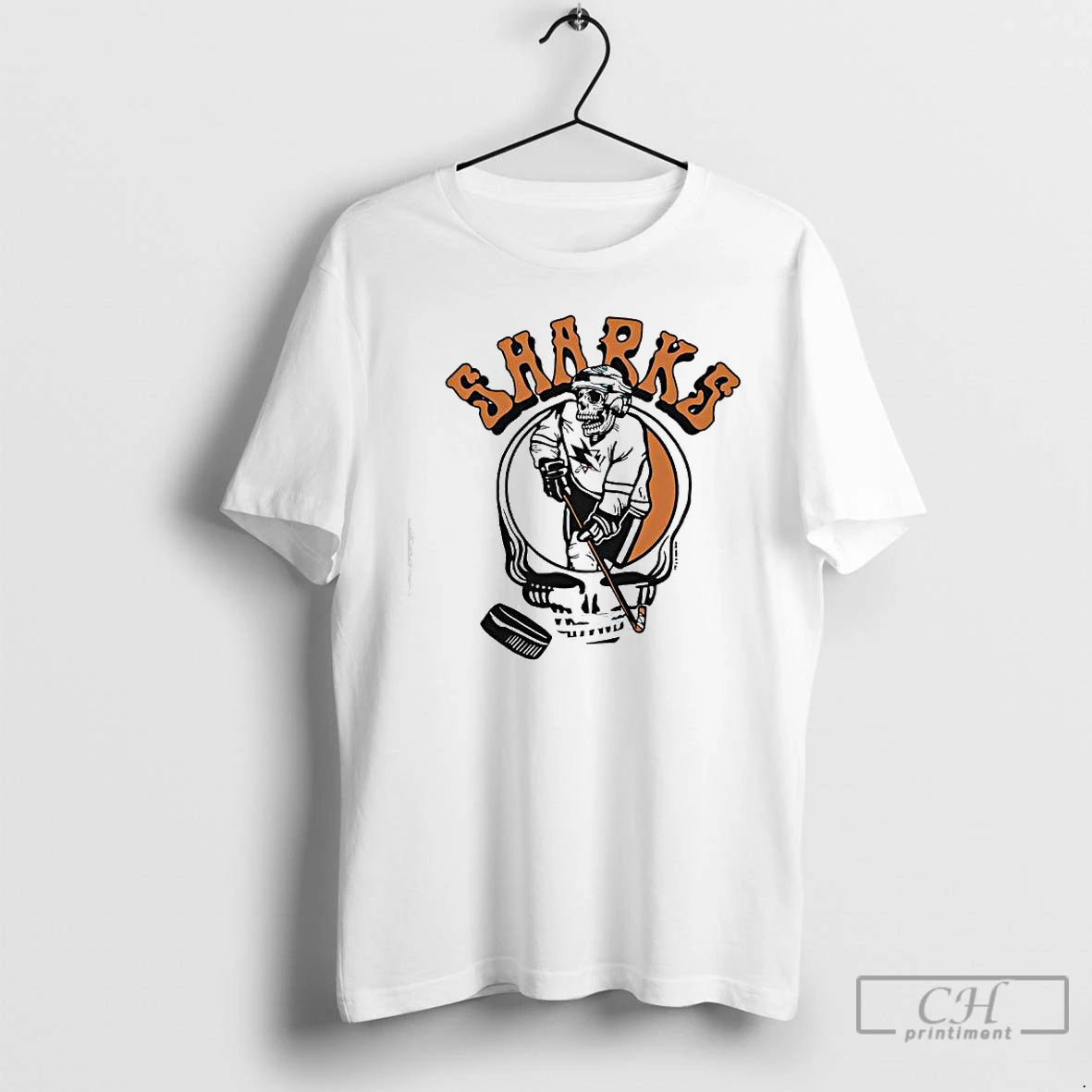 Classic San Jose Sharks Homage Grateful Dead Player Logo T-Shirts, Hoodie, Sweatshirt | InkThreadWorks.com