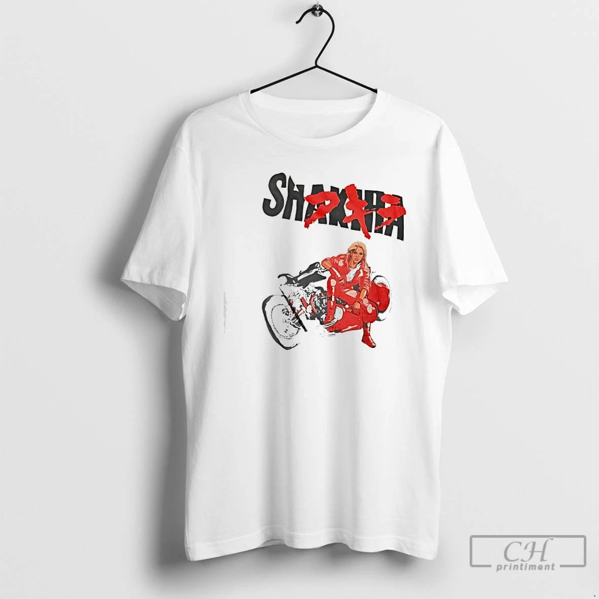 Classic Shakira Motorcycle Japanese Characters T-Shirts, Hoodie, Sweatshirt | InkThreadWorks.com