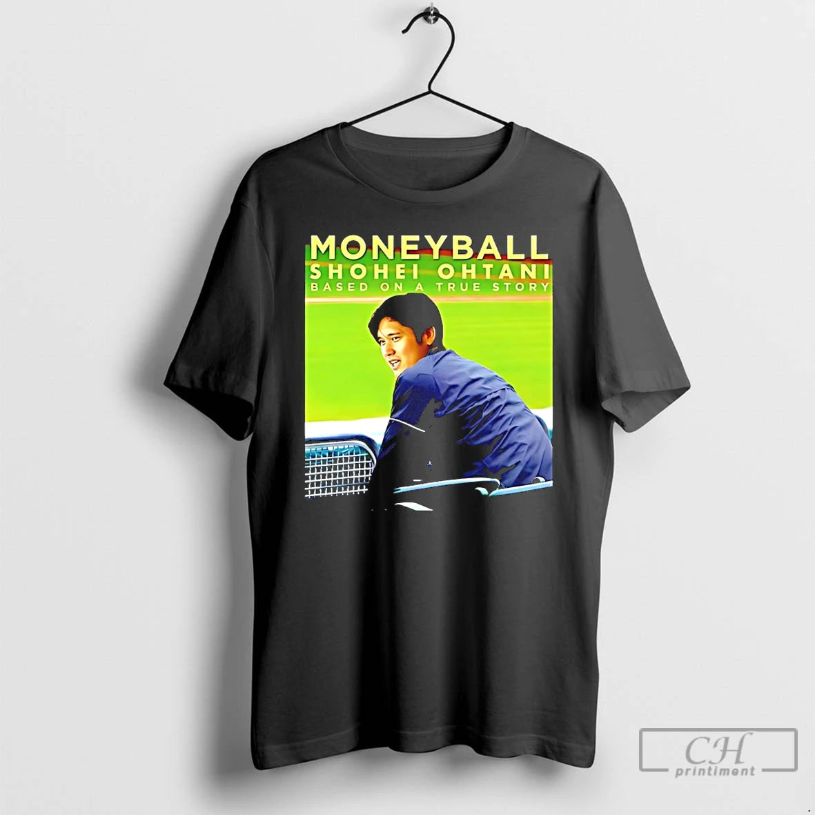 Classic Shohei Ohtani Based On A True Story Buck Moneyball T-Shirts, Hoodie, Sweatshirt | InkThreadWorks.com