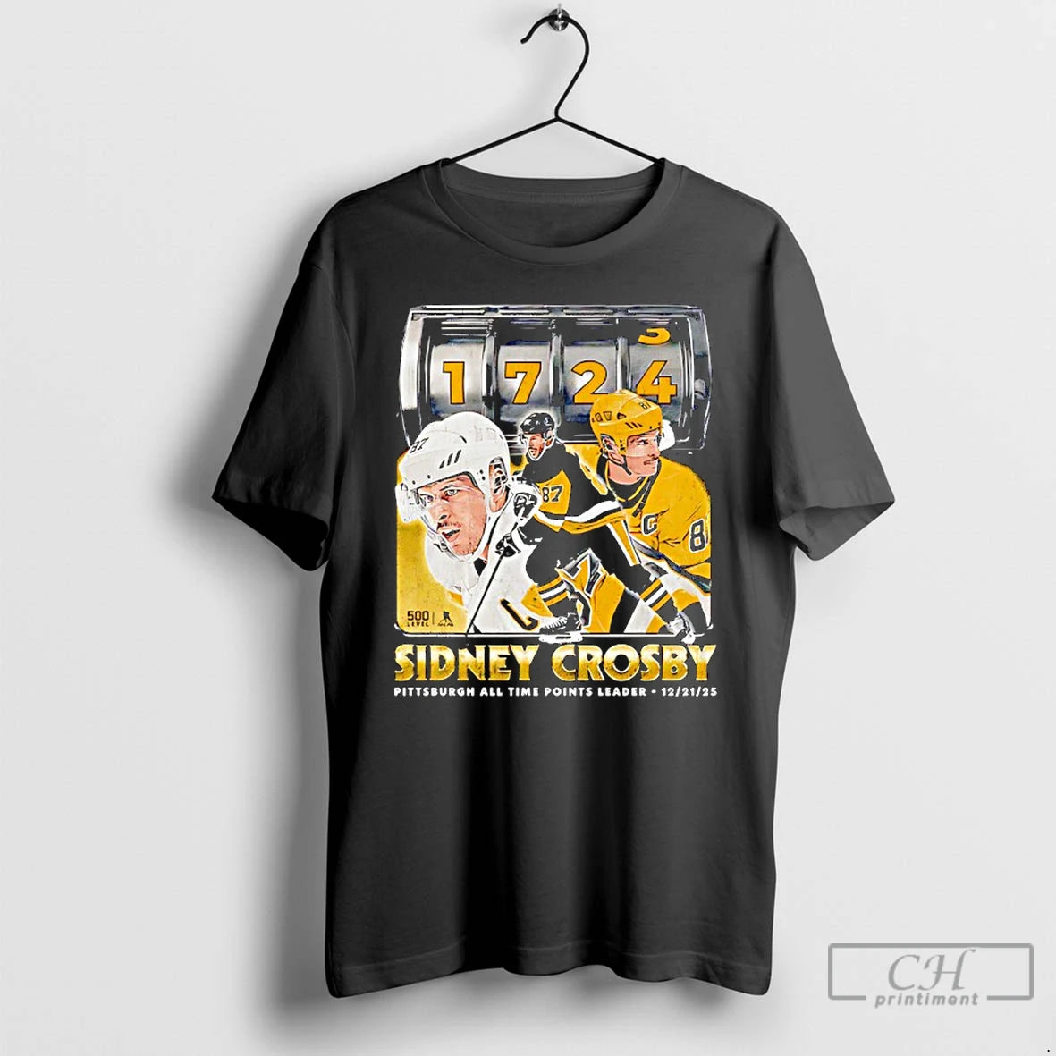 Classic Sidney Crosby 87 Pittsburgh Penguins All Time Points Leader 1724 T-Shirts, Hoodie, Sweatshirt | InkThreadWorks.com