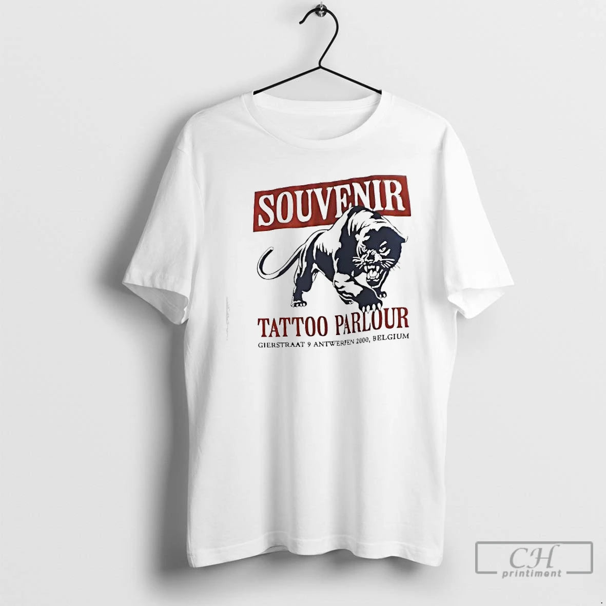 Classic Souvenir Tattoo Parlour Gierstraat 9 Antwerp Belgium T-Shirts, Hoodie, Sweatshirt | InkThreadWorks.com