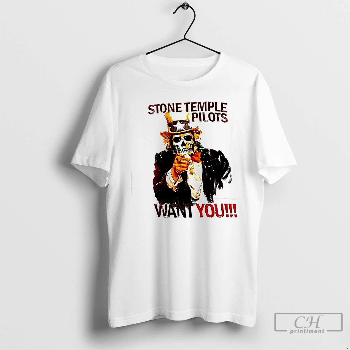 Classic Stone Temple Pilots Wants You Usa Skeleton T-Shirts, Hoodie, Sweatshirt | InkThreadWorks.com