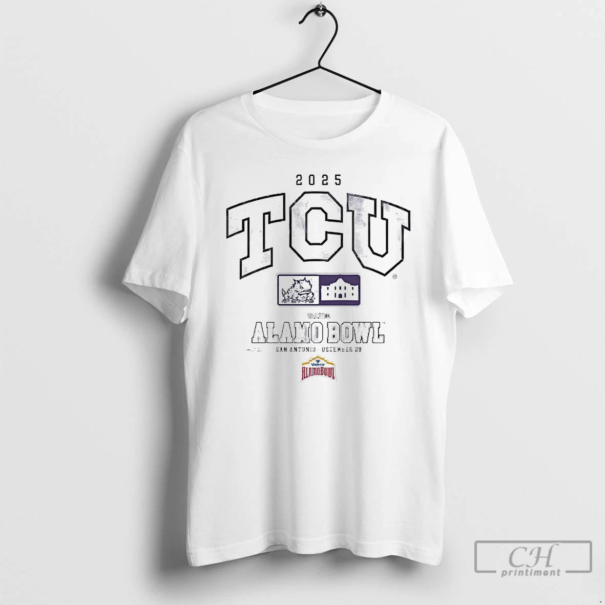 Classic Tcu Horned Frogs 2025 Valero Alamo Bowl San Antonio Christmas T-Shirts, Hoodie, Sweatshirt | InkThreadWorks.com