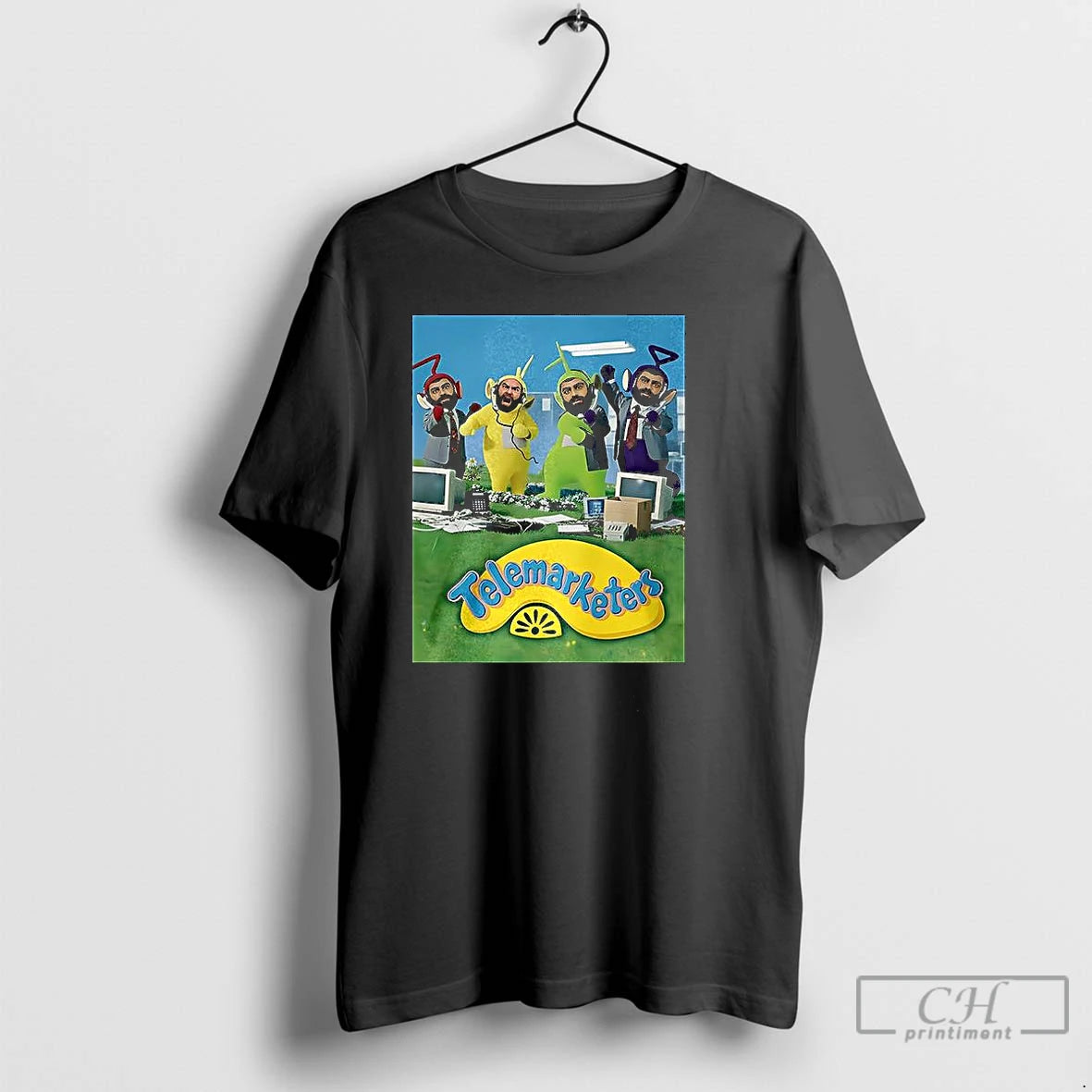 Classic Telemarketers X Teletubbies Parody T-Shirts, Hoodie, Sweatshirt | InkThreadWorks.com