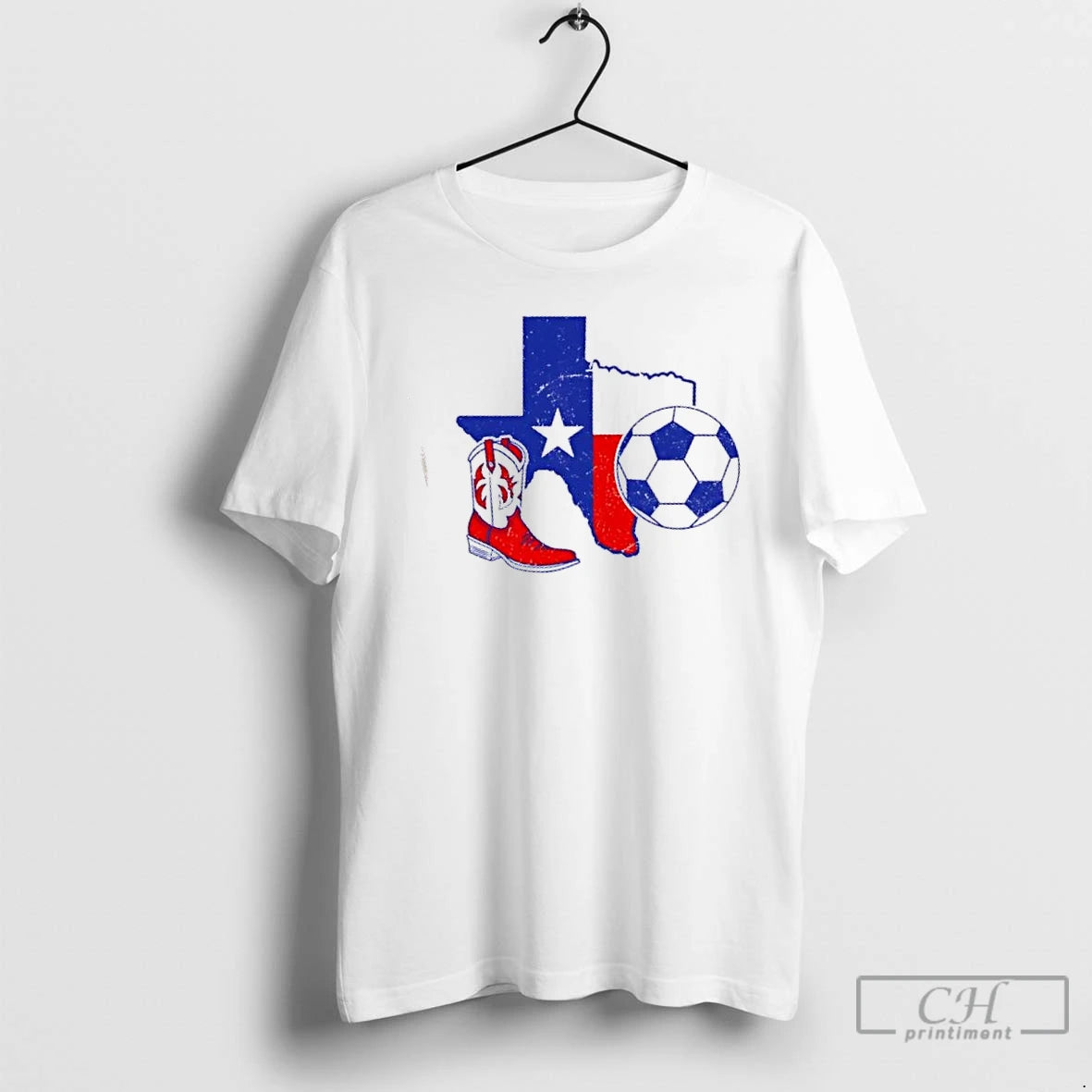 Classic Texas Map Soccer Graphic T-Shirts, Hoodie, Sweatshirt | InkThreadWorks.com