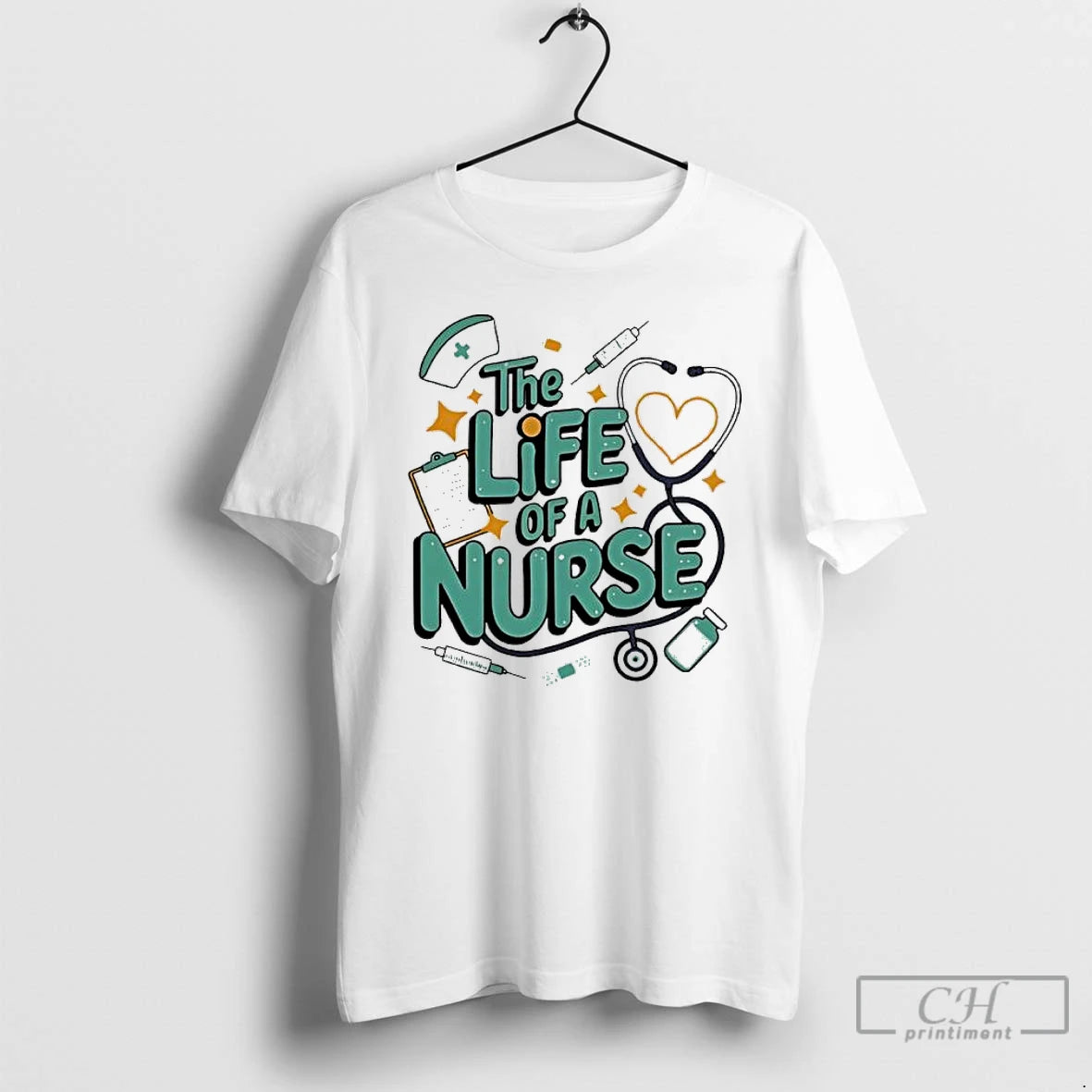 Classic The Life Of A Nurse Design T-Shirts, Hoodie, Sweatshirt | InkThreadWorks.com