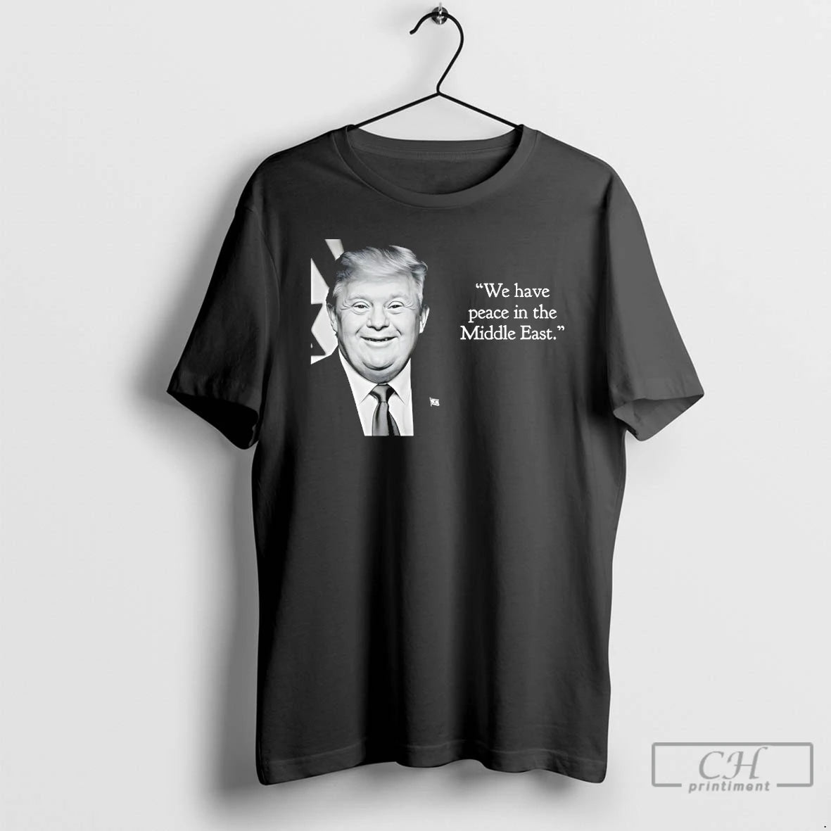 Classic Trump Down Syndrome We Have Peace In The Middle East T-Shirts, Hoodie, Sweatshirt | InkThreadWorks.com