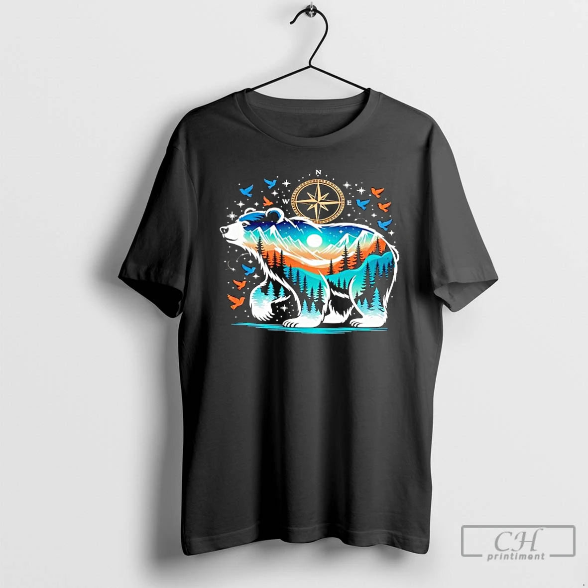 Classic Wildlife Animal Nature Bear Camping T-Shirts, Hoodie, Sweatshirt | InkThreadWorks.com