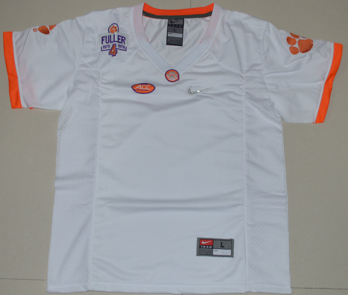 Clemson Diamond Edition Blank Youth White Front