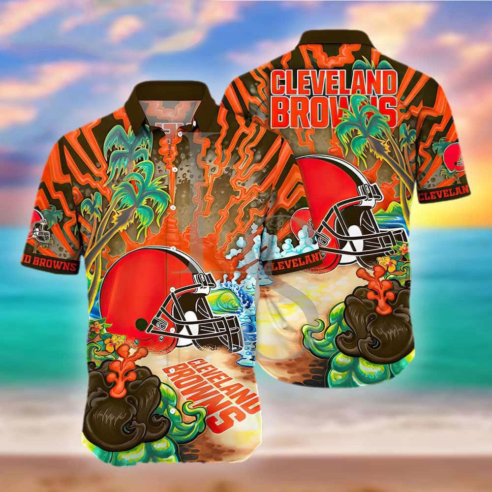 Cleveland Browns Hawaiian Shirt Island Heat Design 117670