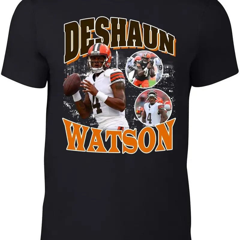 Cleveland Deshaun Watson Bootleg Style T-Shirt Hoodie, Sweatshirt | InkThreadWorks.com