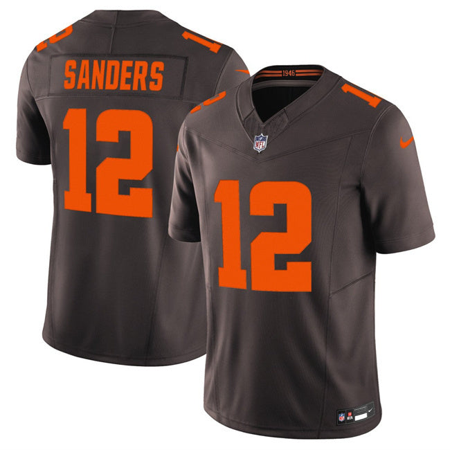 Cleveland Browns #12 Shedeur Sanders Brown 2025 F.U.S.E. Alpha Dawg Limited