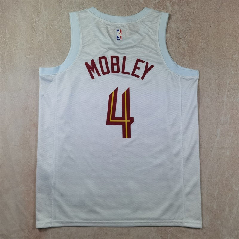 Cleveland Cavaliers #4 Mobley Hot Press Cavaliers Style 5