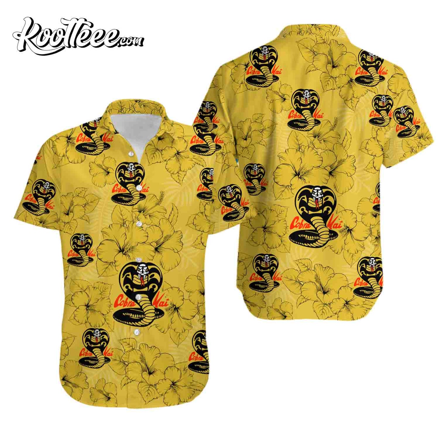 Cobra Kai Snake Hawaiian Shirt