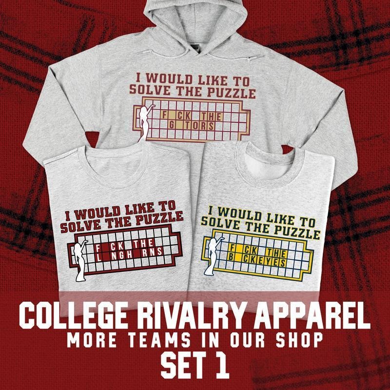 College Football Rivalry Apparel (Set 1) T-Shirts, Hoodie, Sweatshirt | InkThreadWorks.com