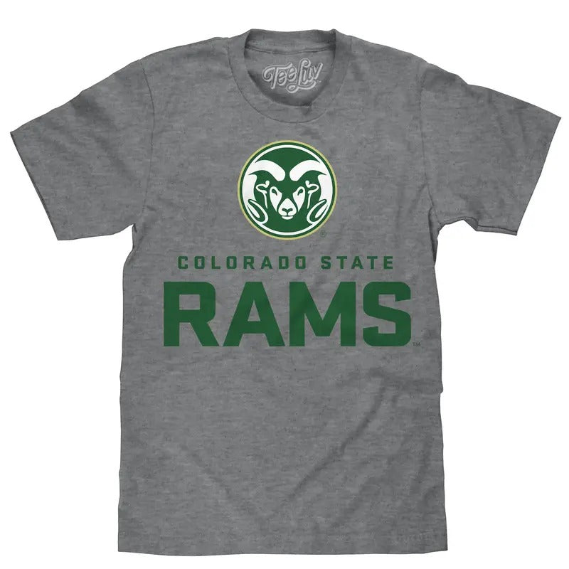 Colorado State University Rams T-Shirt - Gray Hoodie, Sweatshirt | InkThreadWorks.com