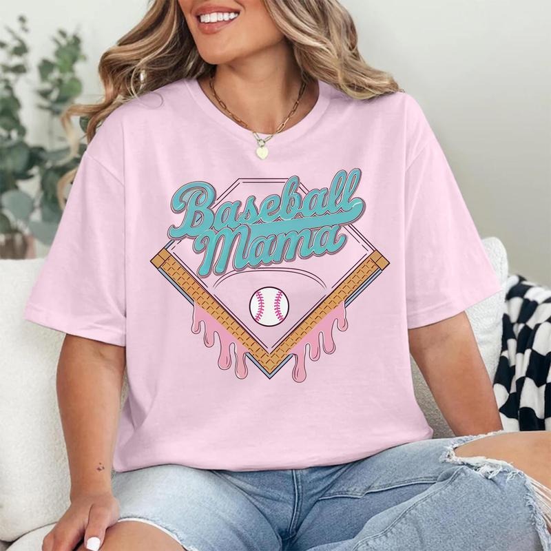 Comfort Colors Basketball Mama T-Shirt, Comfort Colors Mom Shirt, Baseball T-Shirt, Team Mom Shirt, Ice Cream Drip Tee,...
