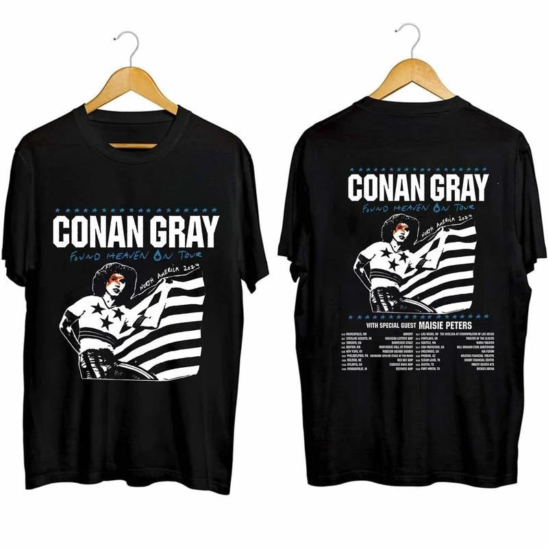 Conan Gray - Found Heaven On Tour 2024 Shirt, Conan Gray Fan Shirt, Conan Gray 2024 Concert Shirt, Found Heaven On 2024 Concert Shirt Sweatshirt, Hoodie, Comfort Colors