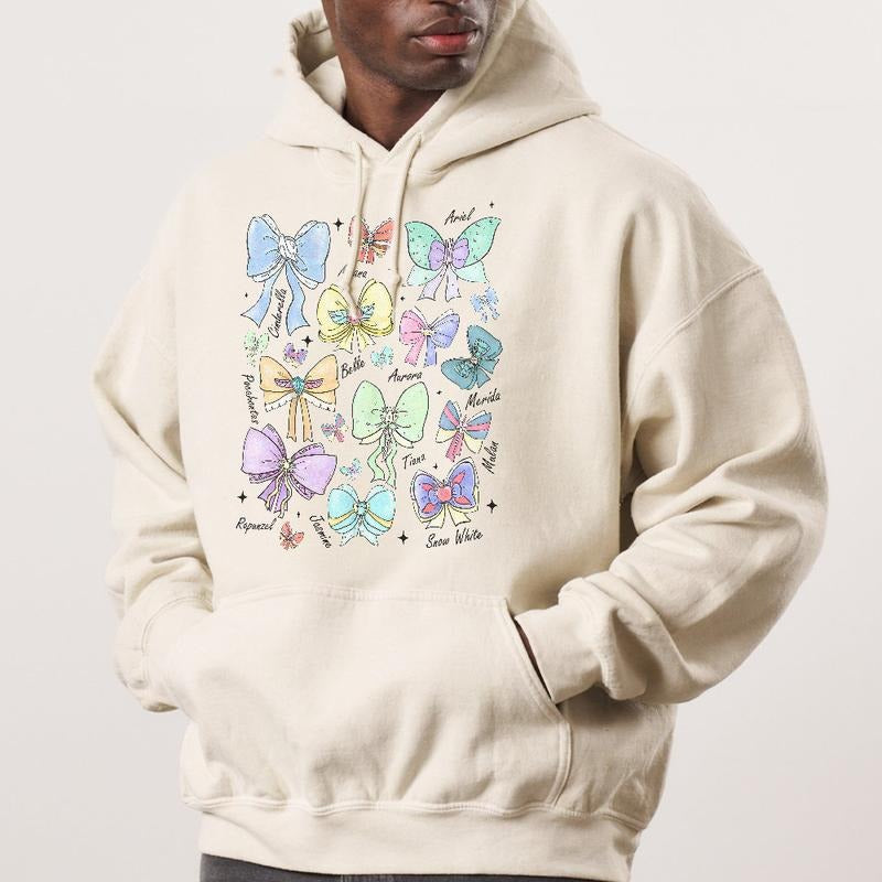 Coquette Bows Shirt, Magic Kingdom Girl Trip 2025, Bow Gift Hoodie, Sweatshirt | InkThreadWorks.com