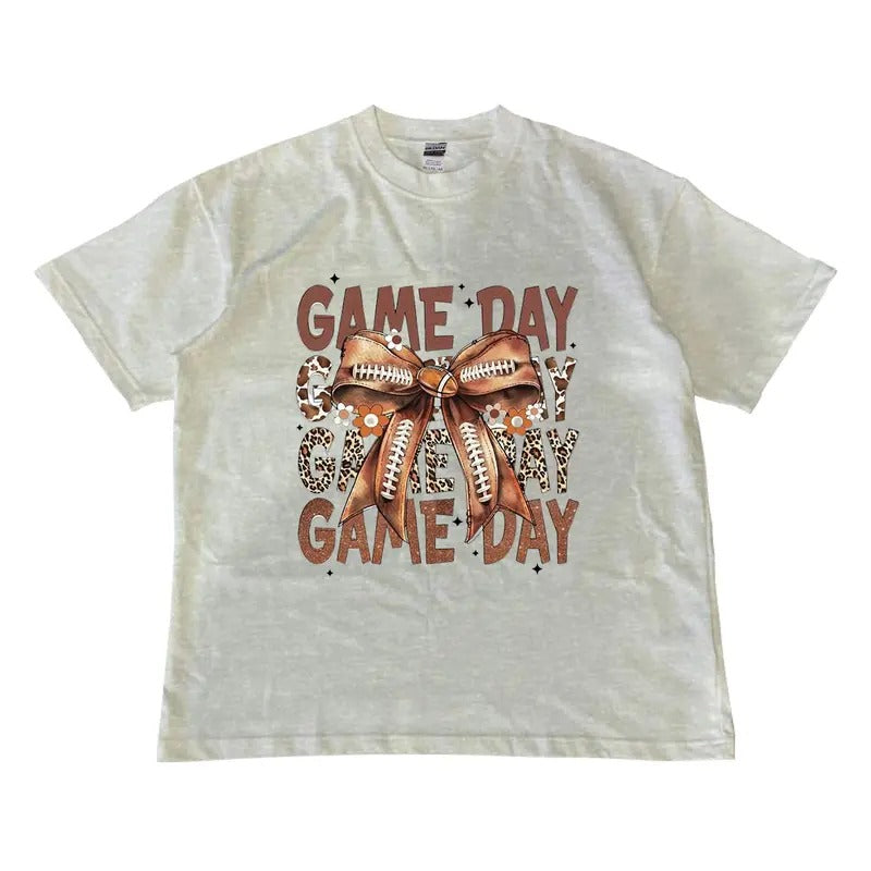 Coquette Football T-shirt, Football Bow T-shirt, Football Mom T-shirt, Game Day T-shirt, MW Unisex Shirt Menswear Top...