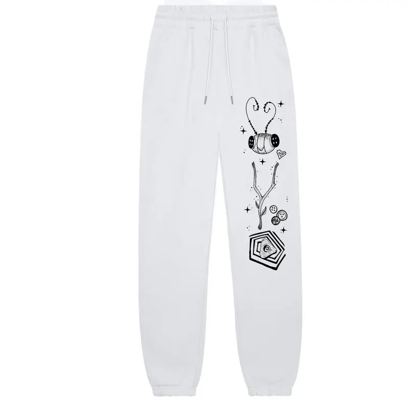 Coraline Doodle Sweatpants, Coraline Sweatsuits, Coraline Horror Movie, Halloween movie, Chritmas Giftsstyle{n002}2