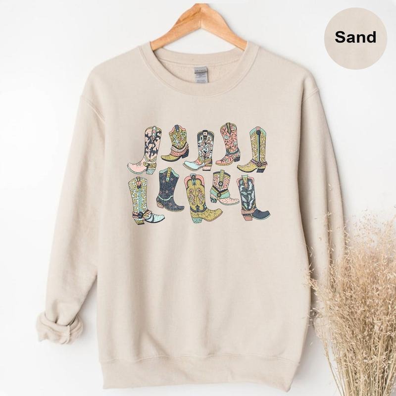 Country Music Shirt, Western Crewneck Sweatshirt, Hoodie, T-shirt | InkThreadWorks.com