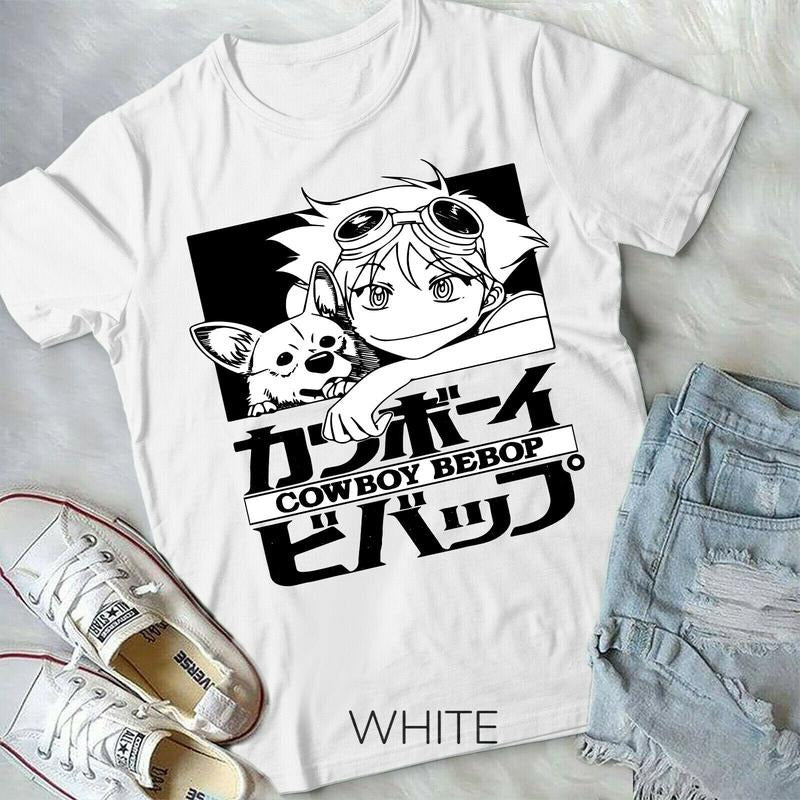 Cowboy Bebop,Faye Valentine - Spike Spiegel - Anime Shirt - Anime, Unisex Tshirt Hoodie, Sweatshirt | InkThreadWorks.com