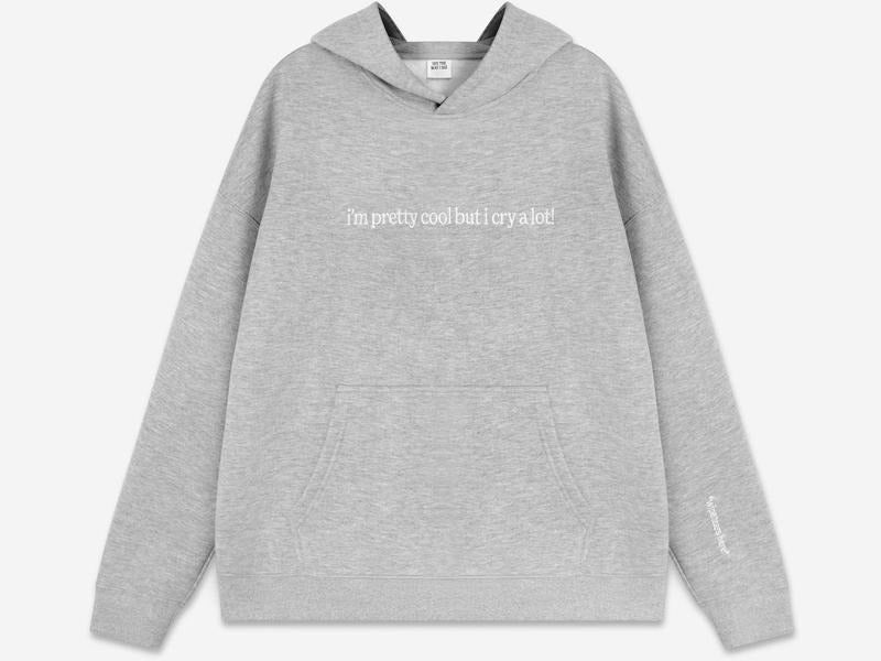 Cry A Lot (Wipe Tears Here) Hoodie DRG Grey T-Shirts, Sweatshirt | InkThreadWorks.com