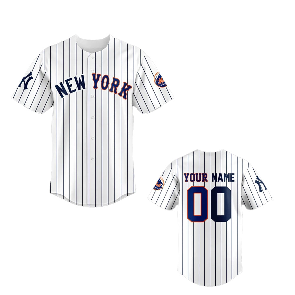 Custom 2025 Yankees x Mets Subway Series Jersey - Grishko.com