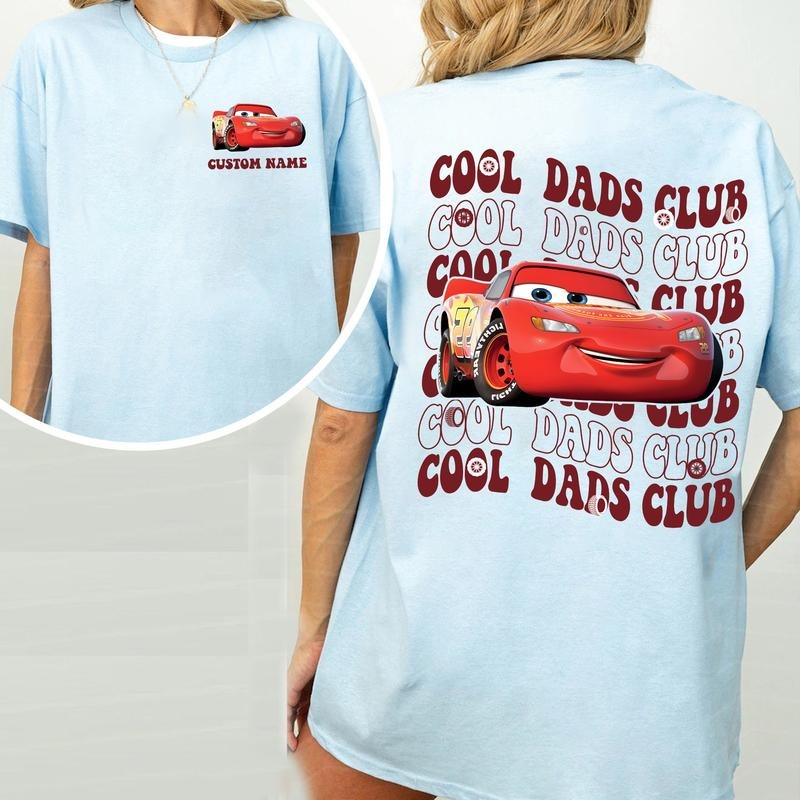 Custom Name Dads MC Que Shirt, C00l Dads Club Shirt, Personalized P1xar Cars Shirt, 95 Lightning MCQ Shirt, Father's Day...