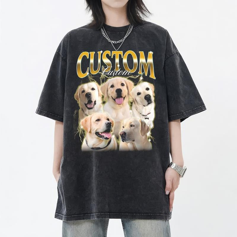 Custom Pet Photo Shirt | Personalized Dog Lover Tee | Perfect Gift for Dog Lovers