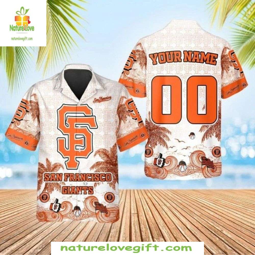 San Francisco Giants Hawaiian Shirt Custom MLB Baseball Apparel