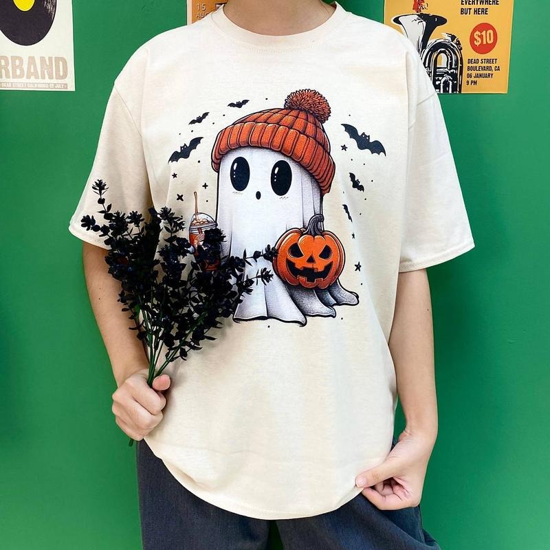 Cute Boo Ghost Reading Books Shirt, Hallowen Shirt, Cute Fall Shirt, Spooky Seasonstyle{n002}3 Hoodie, Sweatshirt