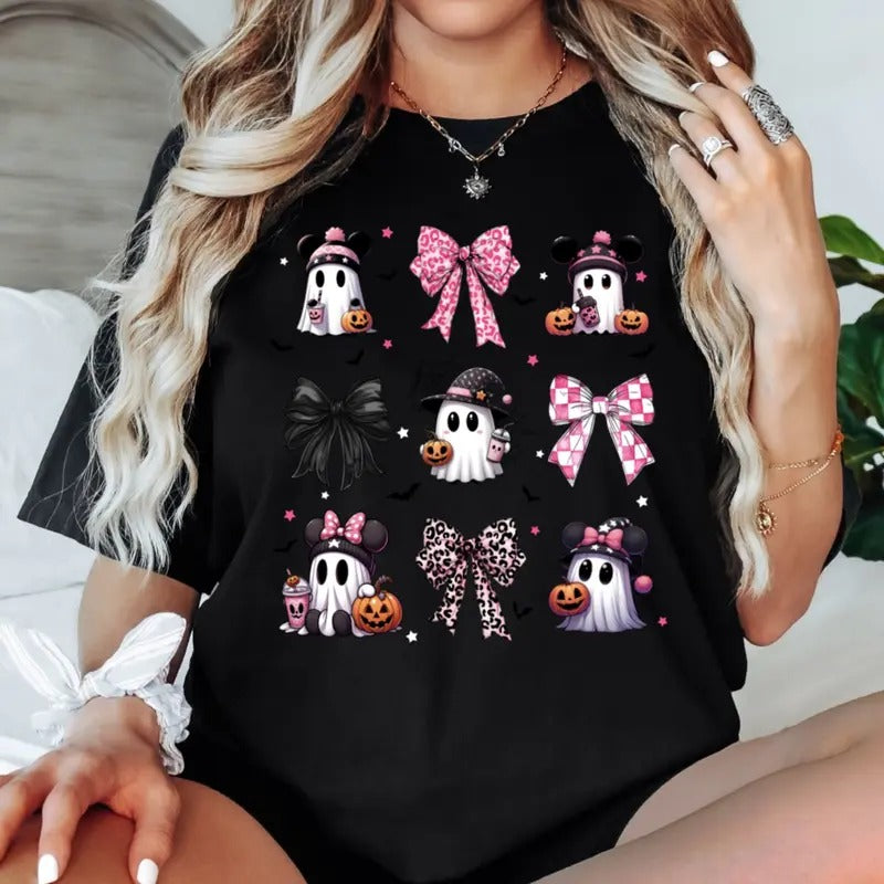 Cute Spooky Retro style Comfort colors unisex Tshirt Casual Comfortable Hoodie, Sweatshirt | InkThreadWorks.com