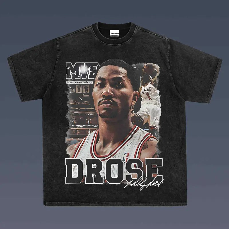DERRICK ROSE 1.9 TEE | VINTAGE TEE GRAPHIC T-SHIRT SWEATSHIRT HOODIE | SPORT TEE - GIFT FOR FAN